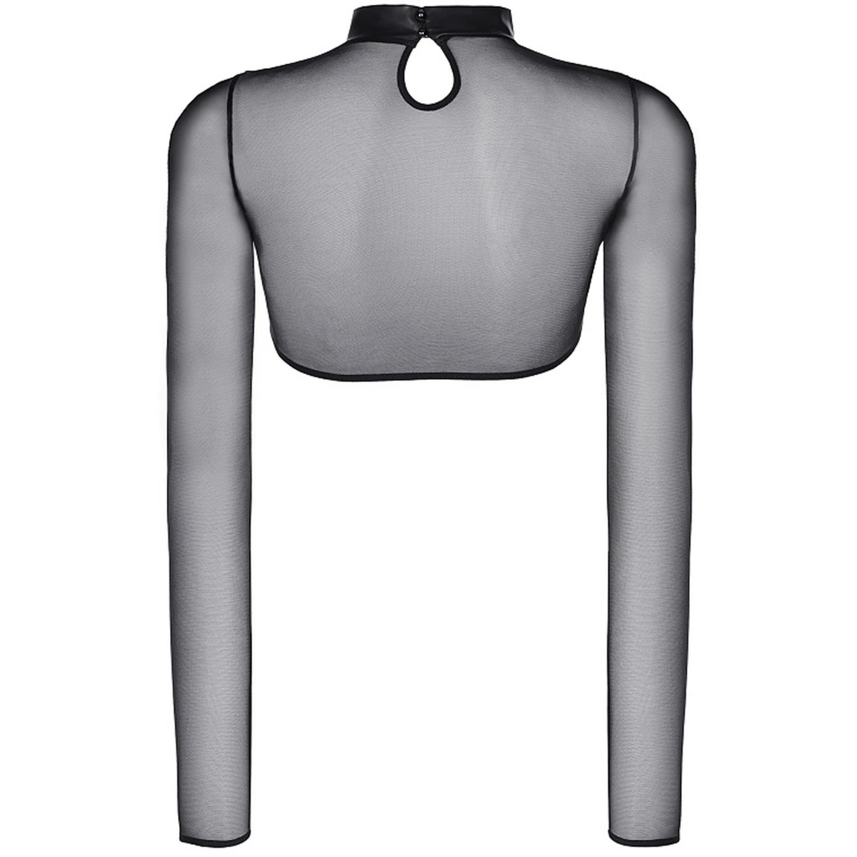 Axami Bolero-Bluse Aus Zartem Tüll-Gewebe 6 Axami Bolero-Bluse Aus Zartem Tüll-Gewebe – Bild 4