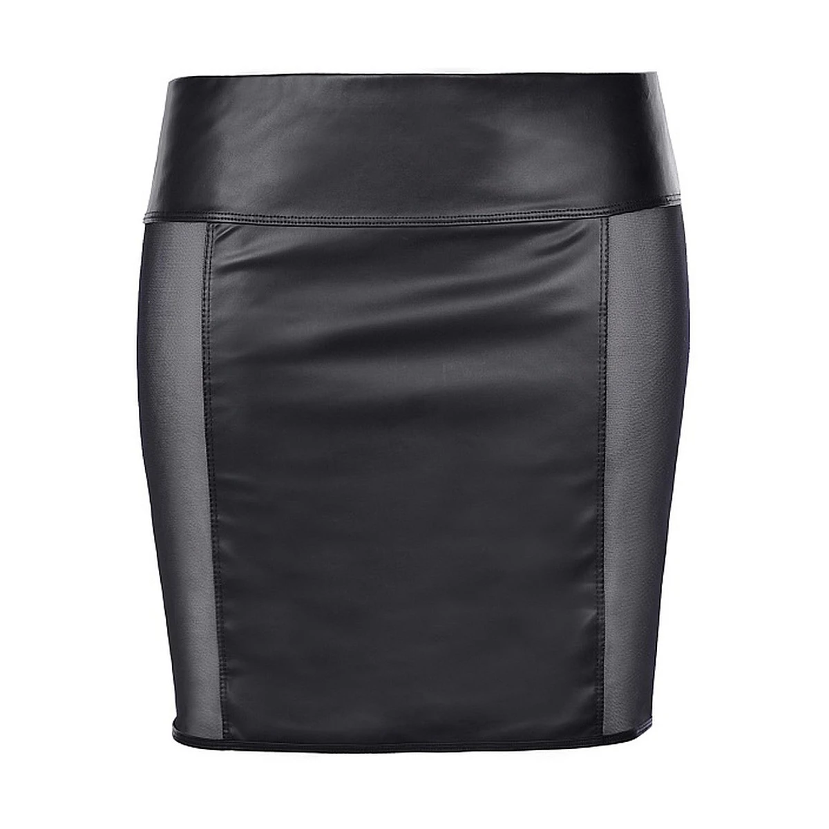 Axami Minirock In Mattem Wetlook Mit Reißverschluss 5 Axami Minirock In Mattem Wetlook Mit Reißverschluss – Bild 3