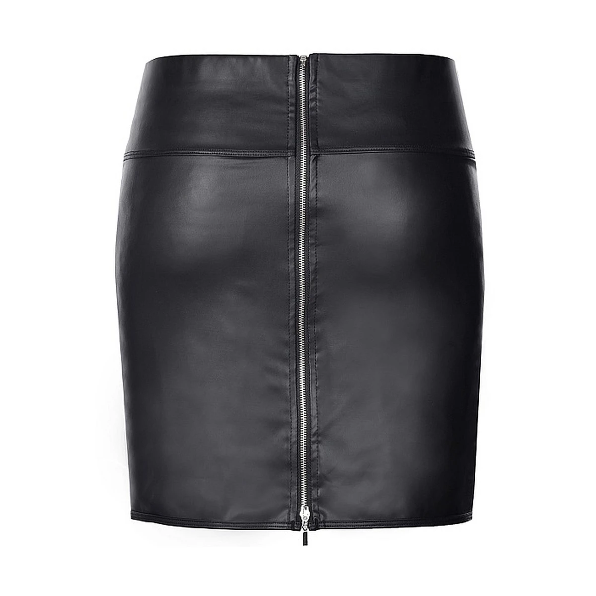 Axami Minirock In Mattem Wetlook Mit Reißverschluss 6 Axami Minirock In Mattem Wetlook Mit Reißverschluss – Bild 4