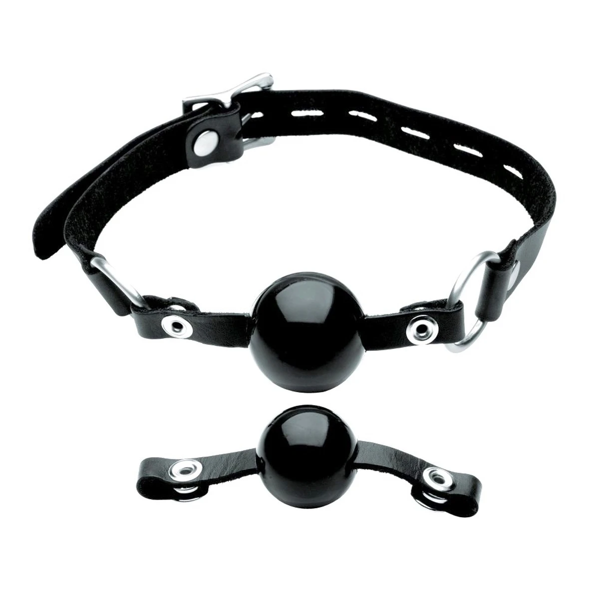 Pure BDSM Ballgag Zum Wechseln - Mit 2 Kugeln 4 Pure BDSM Ballgag Zum Wechseln - Mit 2 Kugeln – Bild 2