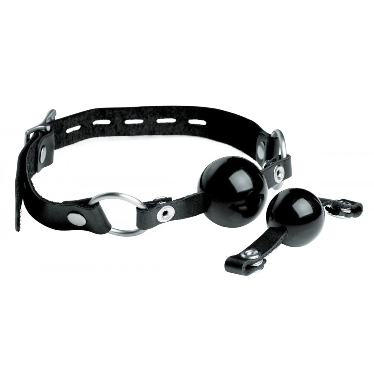 Pure BDSM Ballgag Zum Wechseln - Mit 2 Kugeln 3 Pure BDSM Ballgag Zum Wechseln - Mit 2 Kugeln