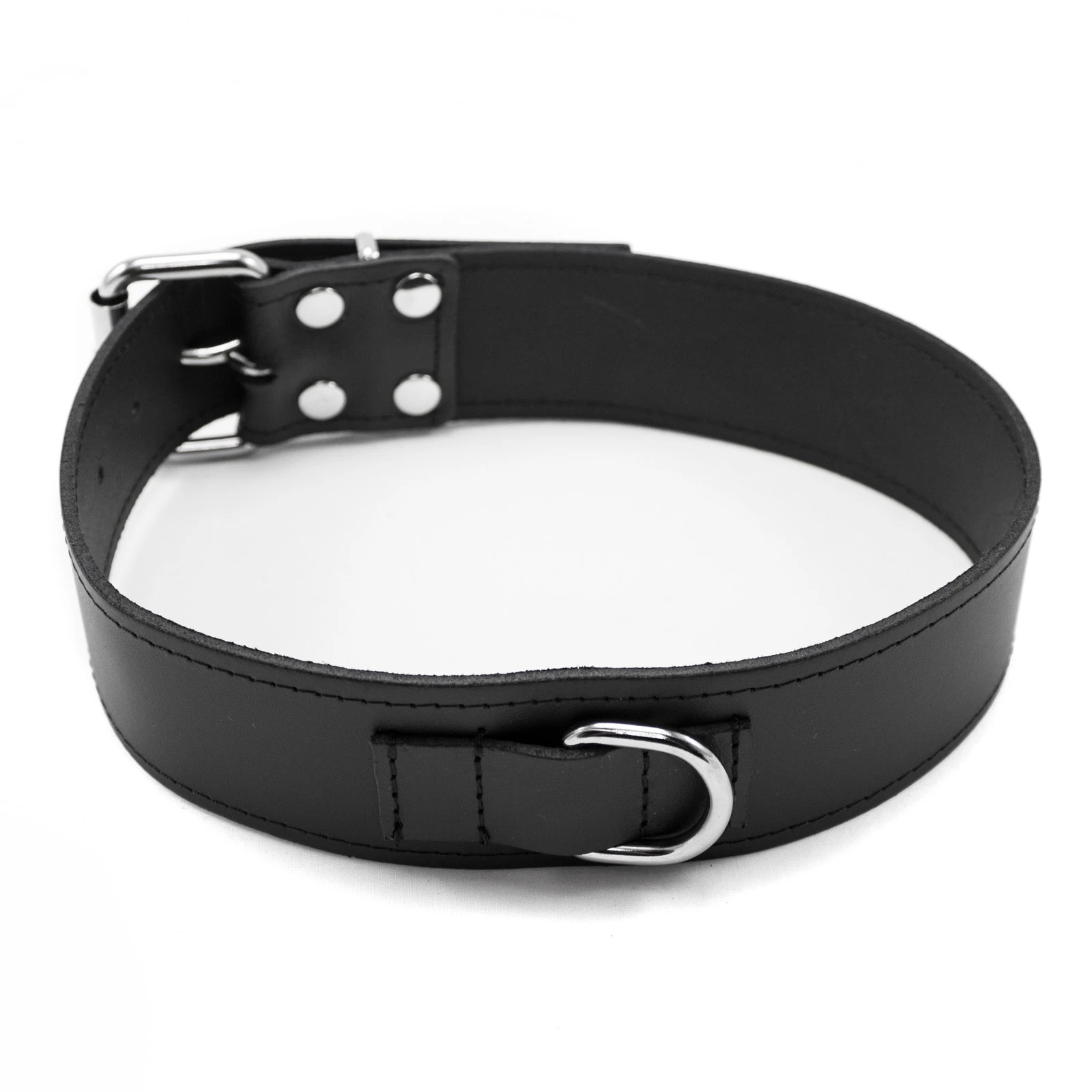 Hausmarke Bondage-Gurt, Leder Schwarz 5 Hausmarke Bondage-Gurt, Leder Schwarz – Bild 3