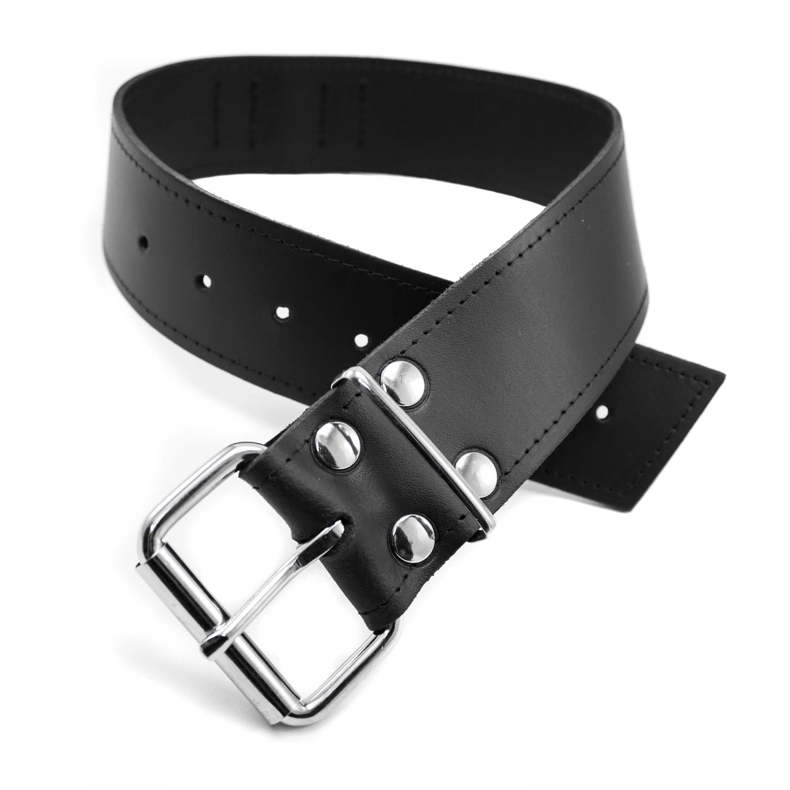 Hausmarke Bondage-Gurt, Leder Schwarz 7 Hausmarke Bondage-Gurt, Leder Schwarz – Bild 5