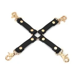 Bondage Hogtie-Connector »Dark Secret« Aus Leder »LiebeSeele«