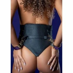 Taboom Bondagegürtel »Donna« In Schwarz-Gold Mit Dehnbund -JOYDIVISION Geschäft Bondageguertel Donna in Schwarz Gold mit Dehnbund.L0330 00 2f26