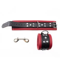 Hausmarke Breite Fußfesseln Aus Stabilem Leder -JOYDIVISION Geschäft Breite Fu fesseln aus stabilem Leder.L0106 00 2f12