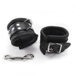 Hausmarke Breite Handfesseln Aus Leder - Abschließbar -JOYDIVISION Geschäft Breite Handfesseln aus Leder abschlie bar.L0205 00 3f4