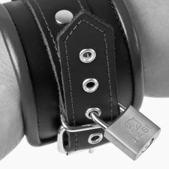 Lieblingstoys Breites Leder-Halsband, Schwarz -JOYDIVISION Geschäft Breites Leder Halsband schwarz.L0788 00 5f4