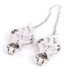 Lieblingstoys Brustklammern - Clover Clamps Mit Kette, Chrom -JOYDIVISION Geschäft Brustklammern Clover Clamps mit Kette chrom.MT104 04 3f1