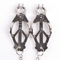 Lieblingstoys Brustklammern - Clover Clamps Mit Kette, Chrom -JOYDIVISION Geschäft Brustklammern Clover Clamps mit Kette chrom.MT104 04 4f1
