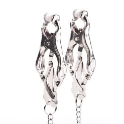 Lieblingstoys Brustklammern - Clover Clamps Mit Kette, Chrom -JOYDIVISION Geschäft Brustklammern Clover Clamps mit Kette chrom.MT104 04 5f1