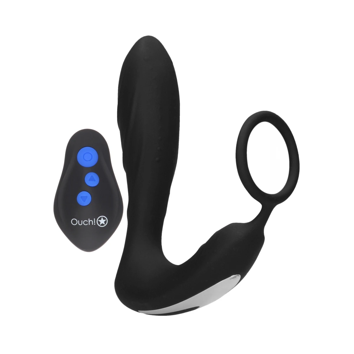Ouch! Butt Plug Mit Cockring »E-Stim & Vibrating« Und Fernbedienung 3 Ouch! Butt Plug Mit Cockring »E-Stim & Vibrating« Und Fernbedienung