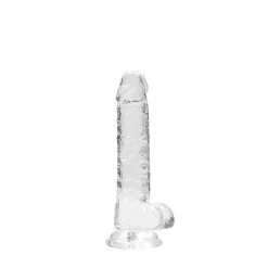 RealRock »Crystal Clear Dildo 17 Cm« Mit Hoden Und Saugnapf -JOYDIVISION Geschäft Crystal Clear Dildo 17 cm mit Hoden und Saugnapf.FF535 01 1f10