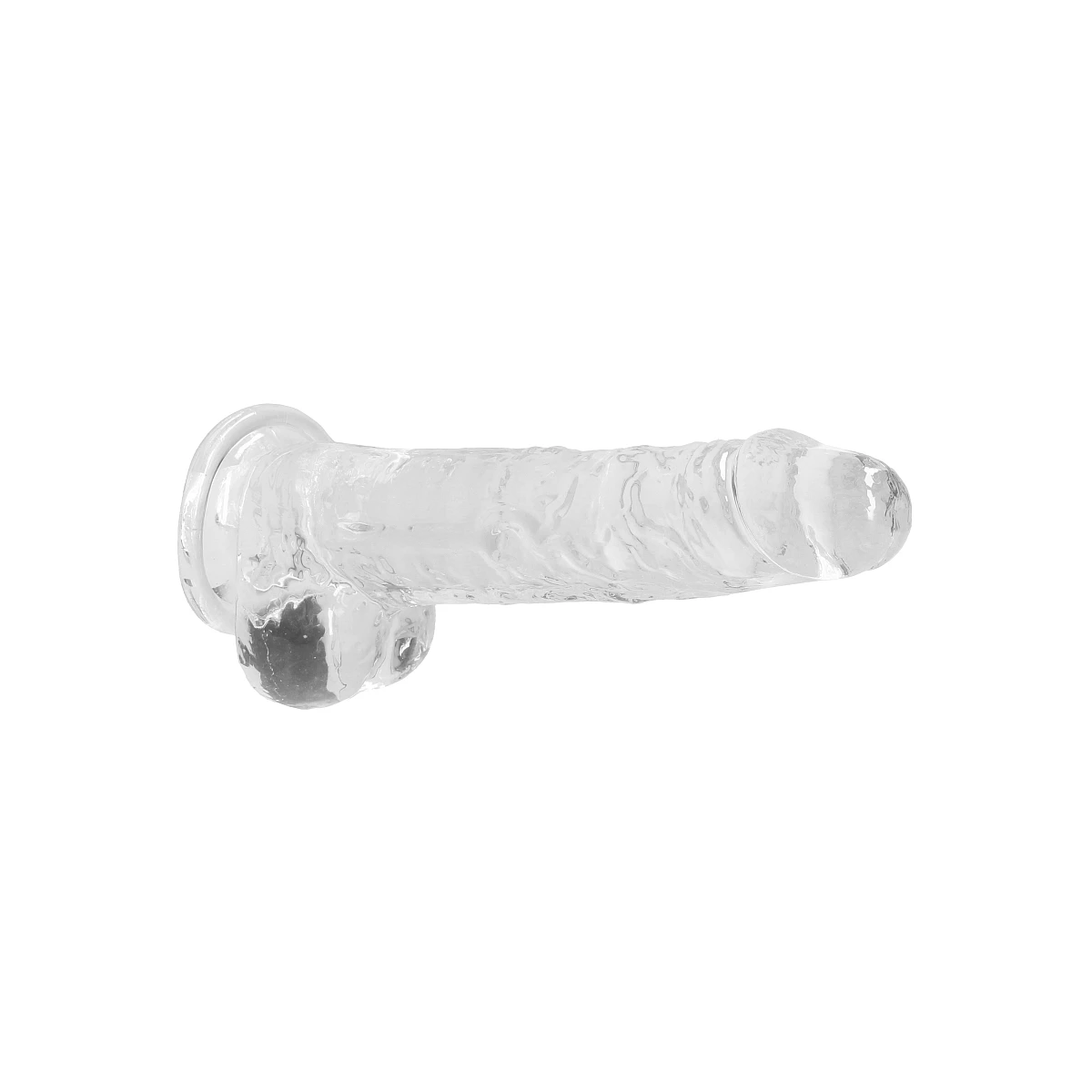 RealRock »Crystal Clear Dildo 19 Cm« Mit Hoden Und Saugnapf 5 RealRock »Crystal Clear Dildo 19 Cm« Mit Hoden Und Saugnapf – Bild 3