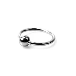 Kinky Stuff Edelstahl Eichelring Glansring Mit Kugel