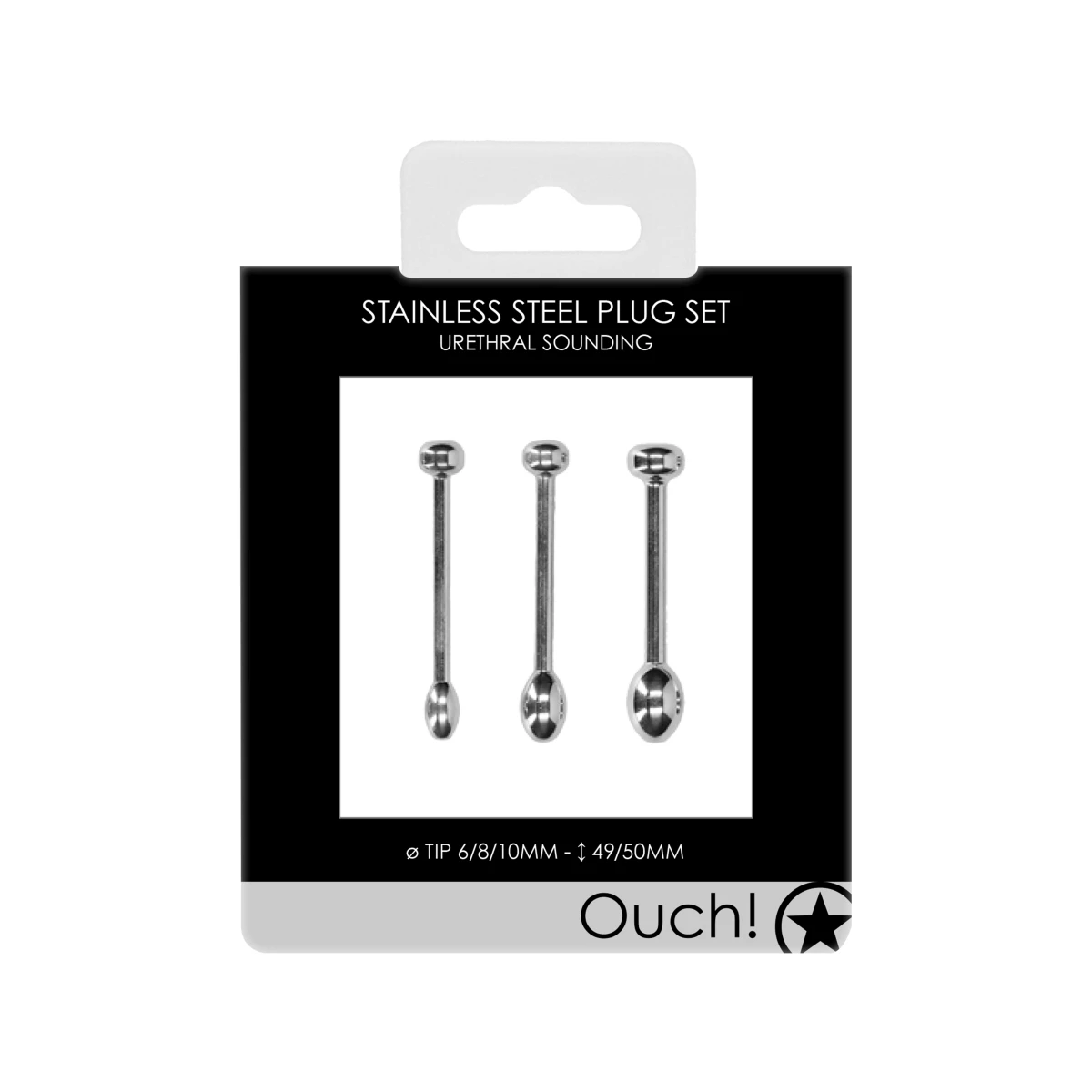 Ouch! Edelstahl Penisplug Set »Urethral Sounding« 4 Ouch! Edelstahl Penisplug Set »Urethral Sounding« – Bild 2