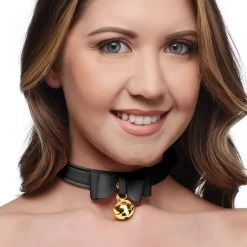 Lieblingsschmuck Elegantes Choker-Halsband Mit Glöckchen »Koko«