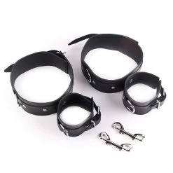 Hausmarke Frogtie-Fesseln »Pure« Aus Schwarzem Leder