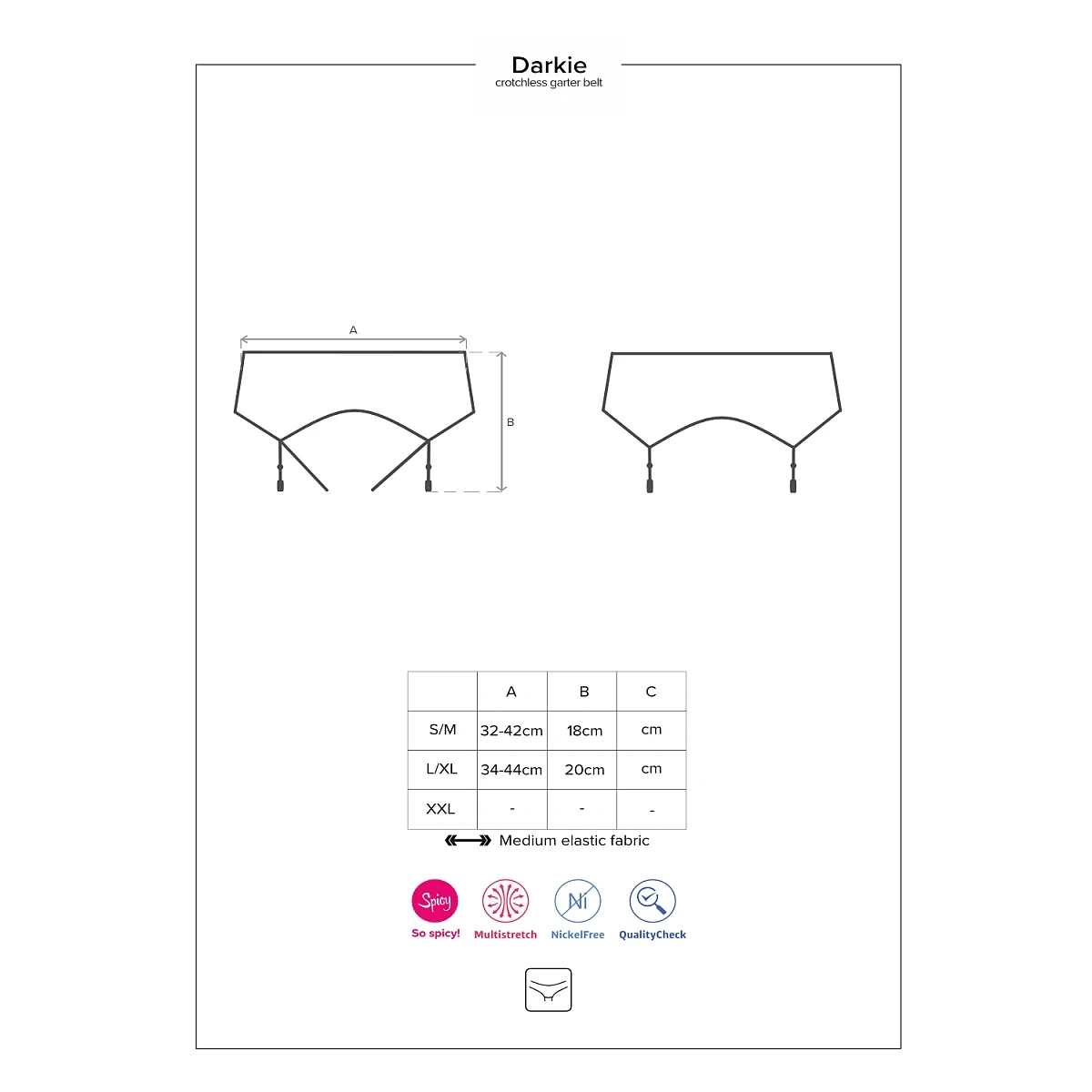 Garter Belt »Darkie« Von Obsessive 7 Garter Belt »Darkie« Von Obsessive – Bild 5