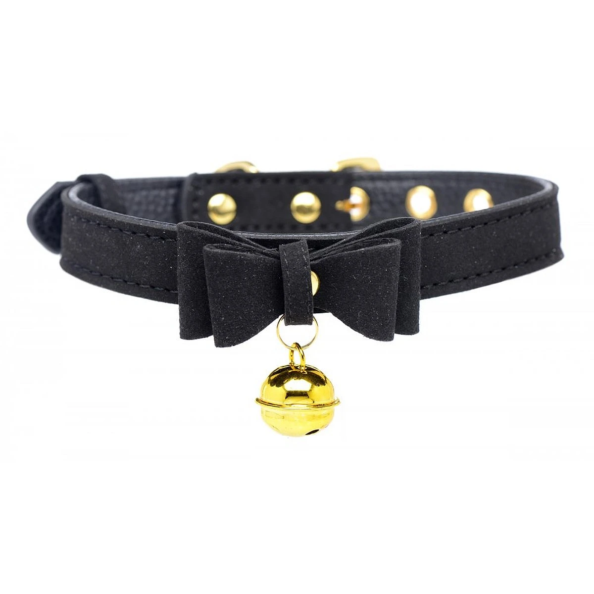 Lieblingsschmuck Golden Kitty Cat Bell Collar Black-Gold 4 Lieblingsschmuck Golden Kitty Cat Bell Collar Black-Gold – Bild 2