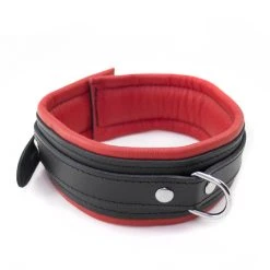 Hausmarke Halsband Leder Schmal, Abschließbar