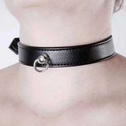 Lieblingstoys Halsband Schwarz Mit Kleinem O-Ring -JOYDIVISION Geschäft Halsband schwarz mit kleinem O Ring.L0305 08 2f4