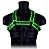 Ouch! Harness »Bulldog« | Glow In The Dark -JOYDIVISION Geschäft Harness Bulldog Glow in the Dark.L8266 01 f82