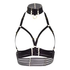 Lieblingsteile Harness Couture »Kinky Diva« Open Cup BH Und O-Ring-Collar -JOYDIVISION Geschäft Harness Couture Kinky Diva Open Cup BH und O Ring Collar.T0070 01 3f26