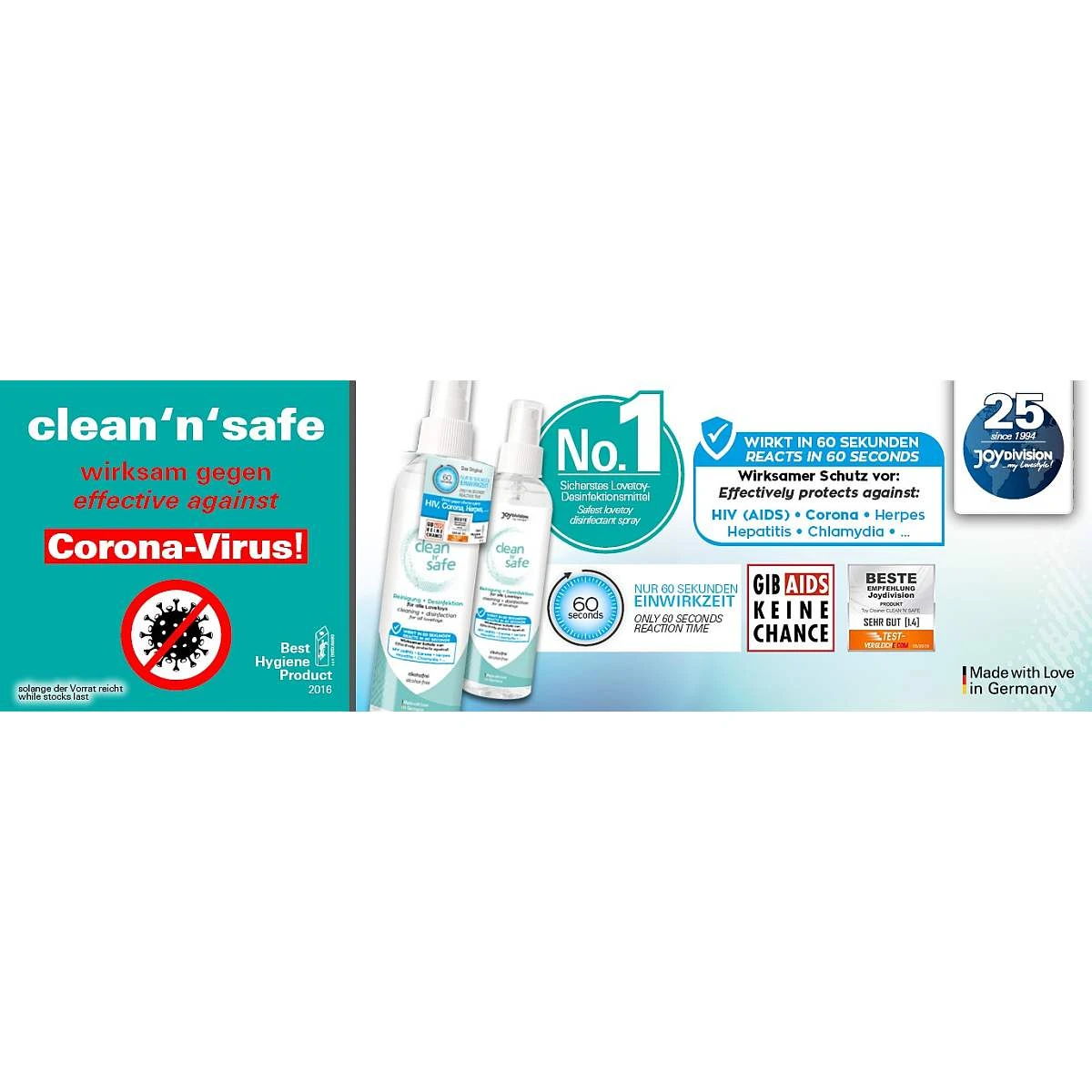 JOYDIVISION Clean N Safe 200 Ml Reinigungsfluid 4 JOYDIVISION Clean N Safe 200 Ml Reinigungsfluid – Bild 2