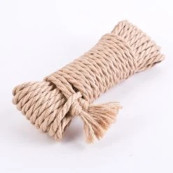 Baumwollseil.de Juteseil Natur 6mm 8 Meter Fesselfertig