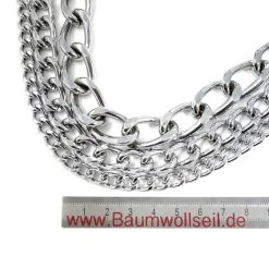 Lieblingstoys Kettenführleine Mit Lederschlaufe -JOYDIVISION Geschäft Kettenfuehrleine mit Lederschlaufe.DI001 01 2f4