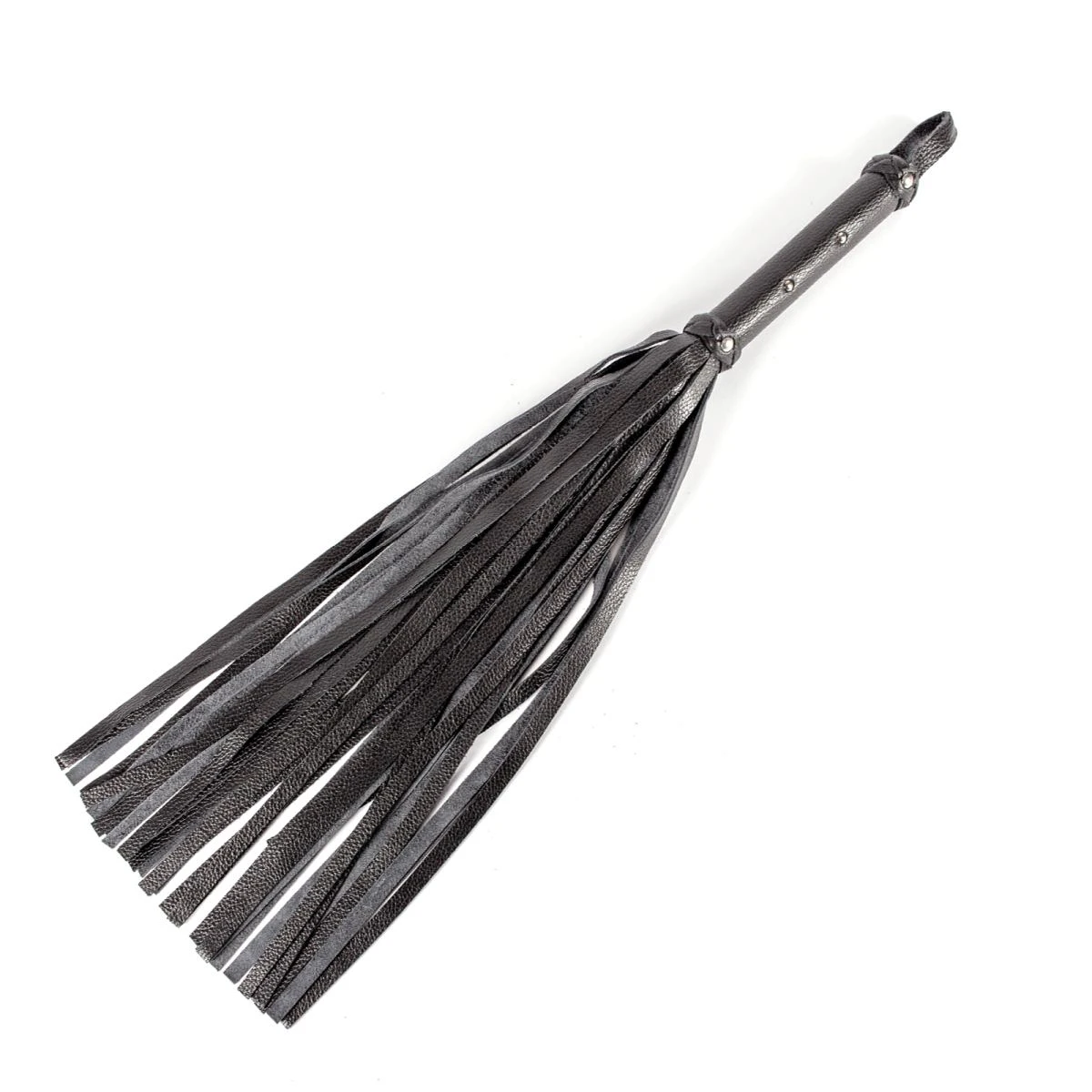Langer Flogger »PainWolf« Aus Hochwertigem Leder | Schwarz 4 Langer Flogger »PainWolf« Aus Hochwertigem Leder | Schwarz – Bild 2