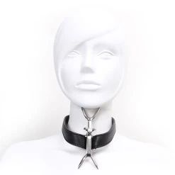 Pure BDSM Leder-Halsband Mit Verstellbaren Doppelpins 9 Pure BDSM Leder-Halsband Mit Verstellbaren Doppelpins -JOYDIVISION Geschäft Leder Halsband mit verstellbaren Doppelpins.DI010 01 2f25
