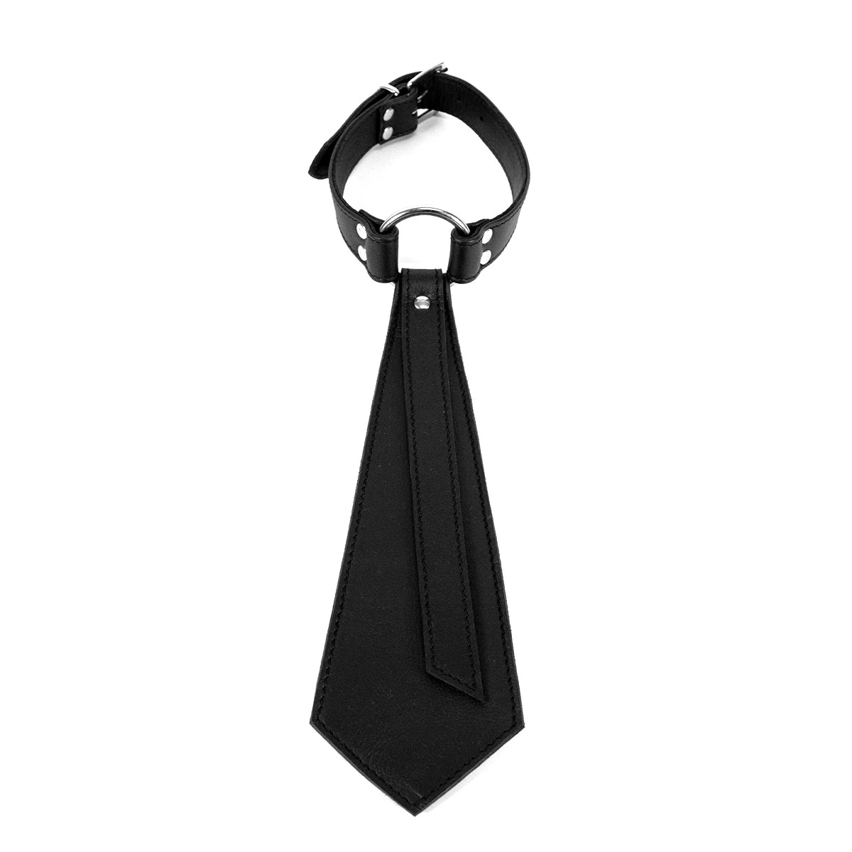 Naresh Leder-Krawatte »Pure« - Schwarzes Weiches Leder 3 Naresh Leder-Krawatte »Pure« - Schwarzes Weiches Leder