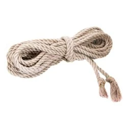 Baumwollseil.de Leinenhanf-Seil 8 Meter 5 Mm - Classic