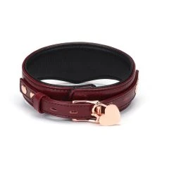 »LiebeSeele« Halsband Curved Collar Mit Leine »Wine Red« -JOYDIVISION Geschäft LiebeSeele Halsband Curved Collar mit Leine Wine Red .L0405 00 3f27