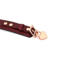 »LiebeSeele« Halsband Curved Collar Mit Leine »Wine Red« -JOYDIVISION Geschäft LiebeSeele Halsband Curved Collar mit Leine Wine Red .L0405 00 4f27