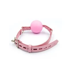 Mister B Locking »Pink Ball Gag« Aus Leder Mit Silikonball | 3 Größen -JOYDIVISION Geschäft Locking Pink Ball Gag aus Leder mit Silikonball 3 Groe en.KN025 01 5f13