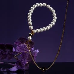 »Moist Eyes« Set Perlencollier Mit Leine Von »UPKO« -JOYDIVISION Geschäft Moist Eyes Set Perlencollier mit Leine von UPKO .SK022 01 4f15