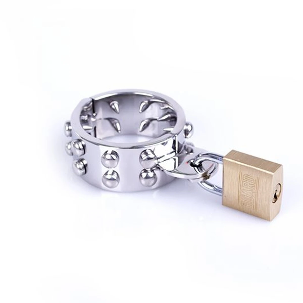 »My Agony« Abschließbarer Hoden- / Penisring Mit Spikes 3 »My Agony« Abschließbarer Hoden- / Penisring Mit Spikes