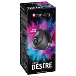 Mystim »Heart's Desire - Black Edition« Vibrator + Estim