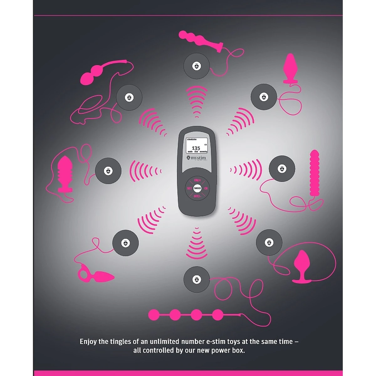 Mystim Reizstromgerät Cluster Buster 7 Mystim Reizstromgerät Cluster Buster – Bild 5