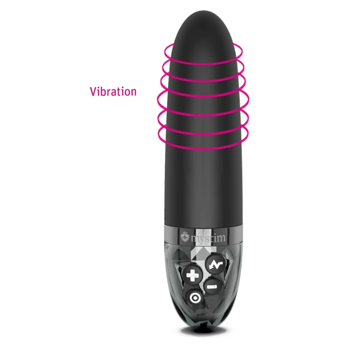 Mystim »Sleek Freak - Black Edition« Vibrator + Estim 7 Mystim »Sleek Freak - Black Edition« Vibrator + Estim – Bild 5