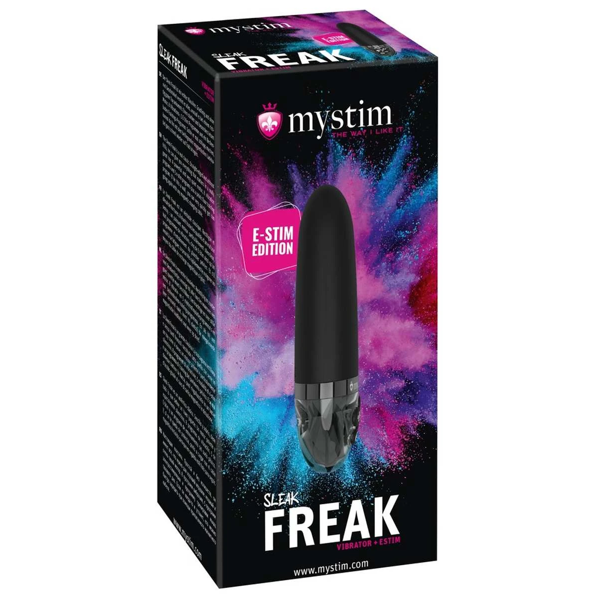 Mystim »Sleek Freak - Black Edition« Vibrator + Estim 3 Mystim »Sleek Freak - Black Edition« Vibrator + Estim