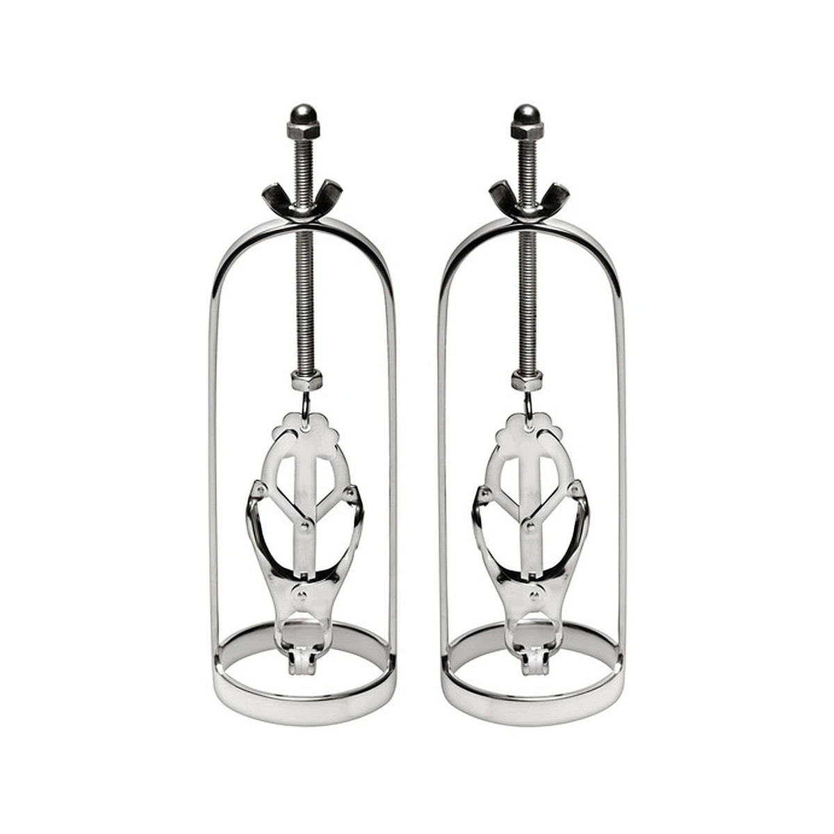 Pure BDSM Nippeldehner Mit Cloverclamps 3 Pure BDSM Nippeldehner Mit Cloverclamps