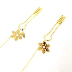 Nippelklemmen Mit Kette Von UPKO »Snowflake Chain«