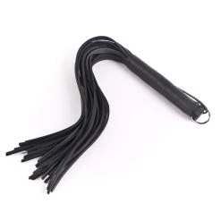 Hausmarke Peitsche Dünn & Fies: Schwarzes Rindsleder