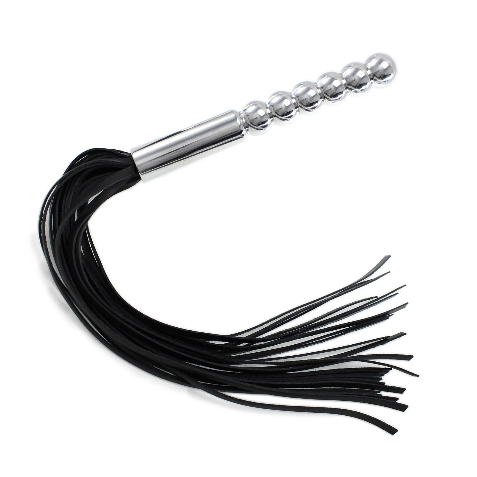 Hausmarke Peitsche - Mit Dildo-Kugelgriff 3 Hausmarke Peitsche - Mit Dildo-Kugelgriff