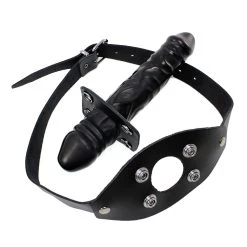 Latextoys Penisknebel Double Mit Mundplatte -JOYDIVISION Geschäft Penisknebel Double mit Mundplatte.KN048 00 2f4