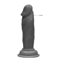 RealRock »Realistic Cock 6" Black« Mit Saugnapf, Schwarz -JOYDIVISION Geschäft Realistic Cock 6 quot Black mit Saugnapf schwarz.FF231 00 2f4